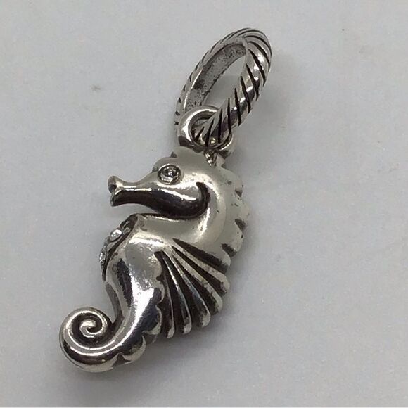 Brighton Sea Horse Charm with Crystal Accents - Picture 6 of 6